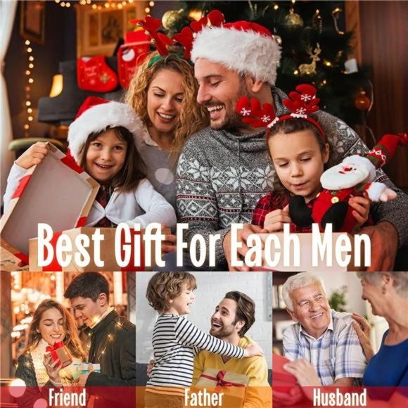 3 Pairs Men's Wool Socks Thick Thermal Winter Merino Wool Socks, Multicolor - Picture 5 of 6